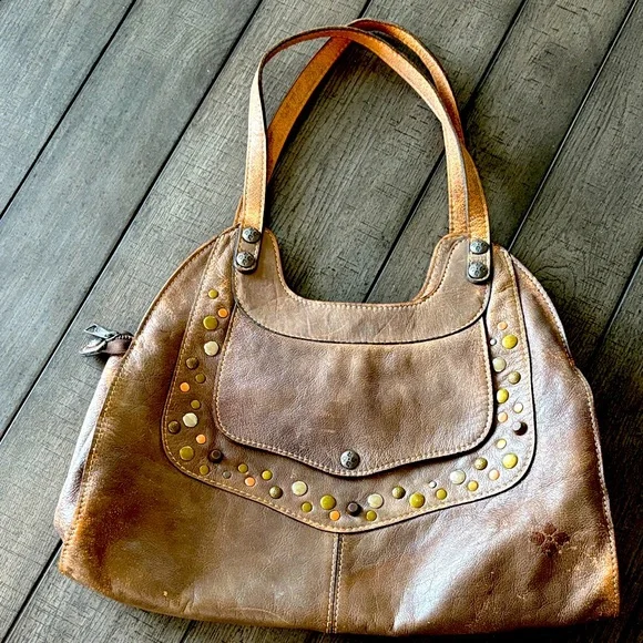 Patricia Nash Brown Leather Bag - Picture 1 of 6